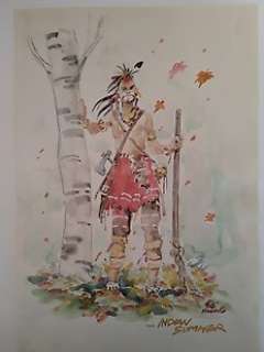 Lele Vianello - illustrazione originale "Indian Summer" - Loose page