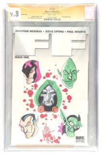 SIGNED WITH ORIGINAL ART - FF No. 1 CGC Signature Grade 9.8 signed and remarked by Ken Haeser… | Ewbank’s