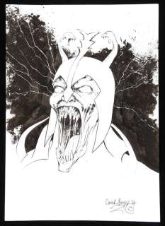 Conor Boyle an original artwork of Mumm-Ra from Thundercats (2014). | Ewbank’s