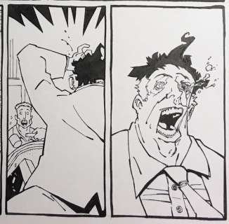 Doomed #1 - Ted McKeever - Original Art Page ’Cuts’ (p.4) - Original Art - (2005) | Catawiki