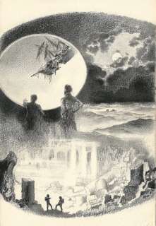 Karel Thole - cover originale Oscar Mondadori "Ventimila Leghe sotto i Mari" - Loose page - (1972) | Catawiki