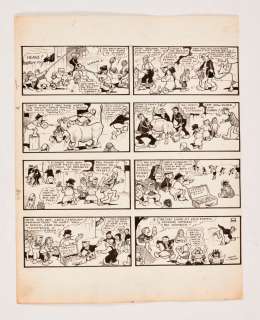 Our Gang original artwork by Dudley Watkins from The Dandy (late 1930s). From… | Comic Book Auctions ltd
