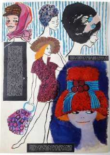 Brunetta Matelli - Figurini di Moda - Loose page | Catawiki