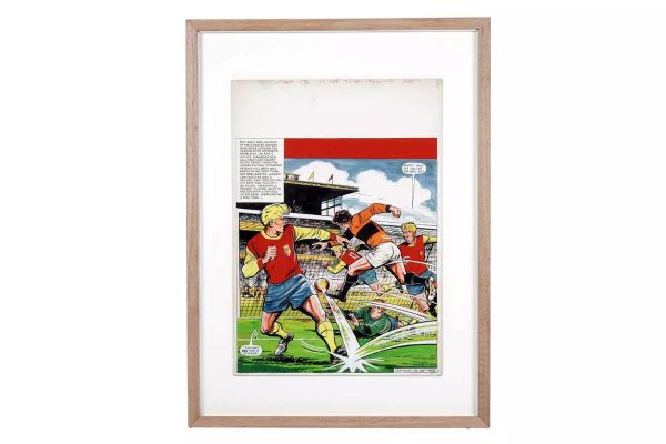 Original framed artwork for Roy of the Rovers | misc / divers