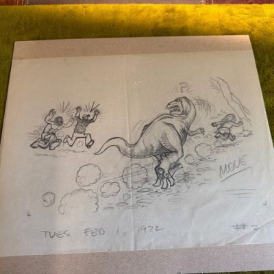 Original Alley Oop Drawing Likely by VT Hamlin 1972. 12 x 9 | eBay US (Buy It Now)