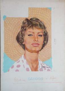 Candido n. 17 - Illustrazione Originale "Sophia" - Loose page - First edition - (1962) | Catawiki