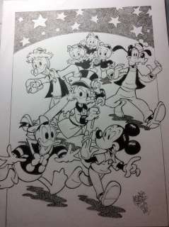 Donald Duck - â€œWalt Disney’s characters bandâ€ - Loose page - Unpublished - (2019/2019) | Catawiki