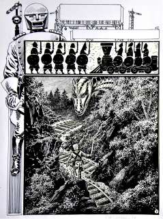 Enrique Alcatena - « TRANSMUDO » – Planche Originale n° 5a