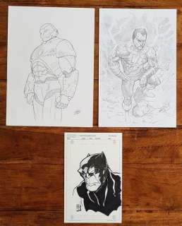 Iron Man, Batman, Shazam - Lot d’illustrations Batman, Iron Man, Shazam - First edition | Catawiki