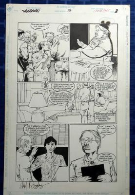 Sandman Original comic art page Issue 14 Page 03 Collectors | eBay US