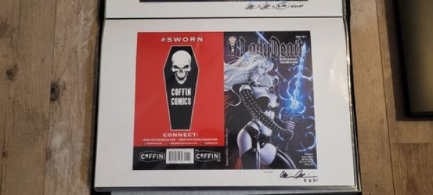LADY DEATH UNCUT SHEET SIGNED BY BRIAN PULIDO | eBay US (Buy It Now)