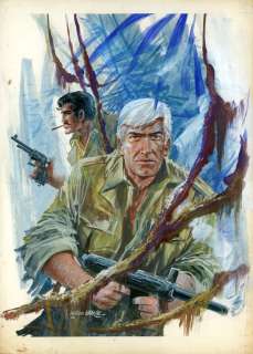 Vance | Bruno Brazil, illustration couleurs Ã  la gouache … | Banque Dessinée