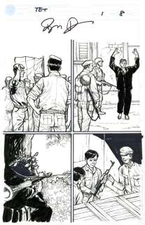 Original art for Graphic Warfare Tet Offensive Graphic Novel Page 8 by Ben Dunn | mycomicshop.com