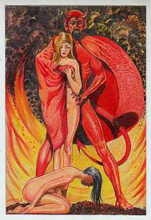 L.B. COLE DEVIL PAINTING Painting | ComicConnect