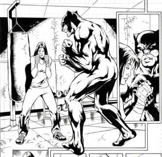 Tom Derenick planche originale 11x17 - 28x44 cm - Birds of Prey Vol 1 #78 - Loose page - First edition - (2005) | Catawiki