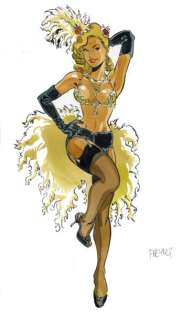 Meynet, Flix P | IN-UP Illustration à l’encre de Chine et aquarelle, signée | Cornette de St Cyr