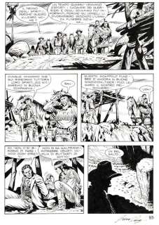 Tex Almanacco del West 2011 - Tavola Originale "la citta’ del male" - Loose page - First edition - (2011) | Catawiki