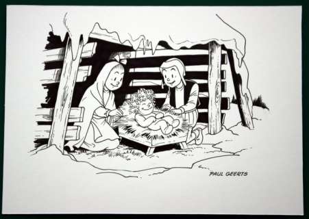 Geerts, Paul | Originele tekening in inkt  - Suske en Wiske  - De snoezige Snowijt | Catawiki