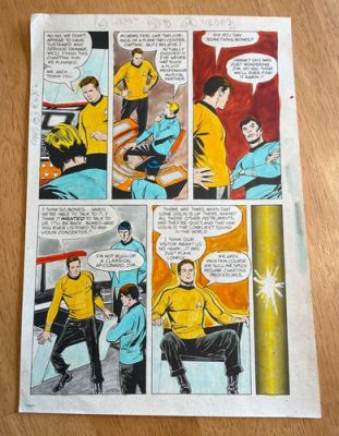 STAR TREK original color guide ART 1975 KIRK SPOCK BONES CRIER EMPTINESS POWER | eBay US (Buy It Now)