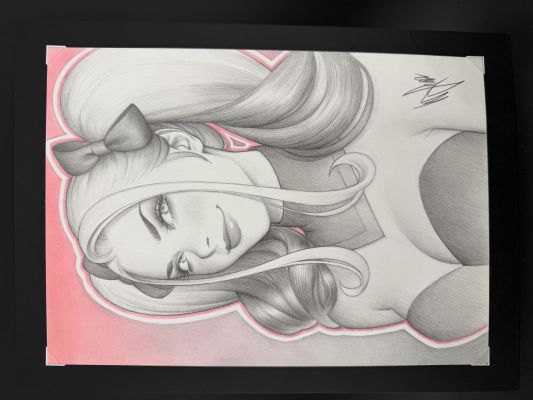 Warren Louw Harley Quinn Original Art