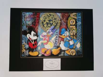 Mickey Magazine - original artwork for Versace - Loose page | Catawiki
