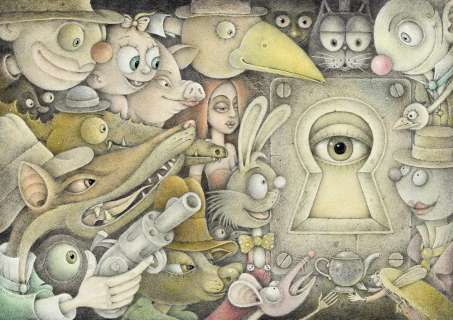 WAYNE ANDERSON (1946-) "Through the keyhole." | Swann Galleries