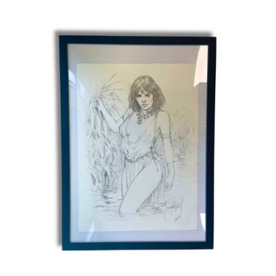 DELABY Philippe – Dessin « Murena » (dédicace) - Rare - 24 x 21 cm | eBay Europe (Buy It Now)