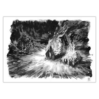 Edouard Cour - Soli Deo Gloria - double page originale 32 & 33