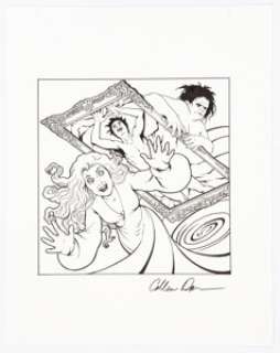 Colleen Doran - Sandman Illustration Original Art and Print (c. 2019). A mysterious Sandman-related illustration - | Heritage