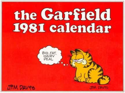 Jim Davis Studio | The Garfield 1981 Calendar | Heritage
