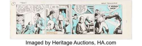 Caniff, Milton | Milton Caniff Terry and the Pirates Daily Comic Strip Original Art dated 10-26-37 (Chicago Tribune-N.Y. News Syndi... | Heritage