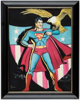 Unidentified Maker | Barr Superman #14 Cover Re-Creation Painting Original Art (undated).... | Heritage