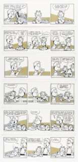 Jim Davis | Garfield Consecutive Daily Comic Strip Original Art Group of 6 (United Feature Syndicate, 1994). (Total: 6 Original Art) | Heritage