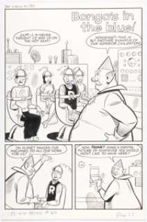 Bob White and Marty Epp Life with Archie #11 Complete 5-Page Story "Bongo’s in the blue!" Original Art (Archie, 1961). (Total: 5 Original Art) | Heritage