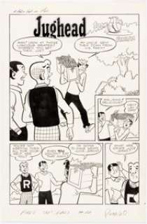 Samm Schwartz Archie’s Pals ’n’ Gals #10 Complete 6-Page Story "Sock Finish" Original Art (Archie, 1959). (Total: 6 Original Art) | Heritage