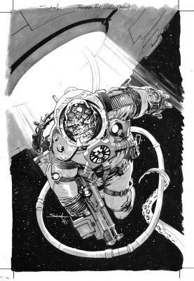 Jonas Scharf | Fantastic Four #10 Variant Cover | Geoff M Art Sales