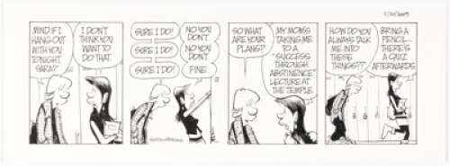 Jerry Scott and Jim Borgman Zits Daily Comic Strip Original Art dated 2-20-09 (King Features Syndicate, 2009). | Heritage