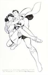 Jon Bogdanove Max Fleischer’s Superman 1941-1943 DVD Cover Preliminary Original Art (Warner Bros., 2023). | Heritage