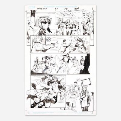 Enid Balám | Infinity Watch #3 Story Page 16 Original Art (Marvel Comics, 2024) | Landry Pop Auctions