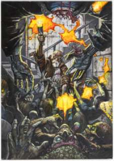 Simon Bisley Call of Duty: Zombies #2 Cover Original Art (Dark Horse, 2017). | Heritage