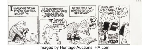 Jerry Scott and Jim Borgman Zits Daily Comic Strip Original Art dated 8-15-97 (King Features Syndicate, 1997). | Heritage