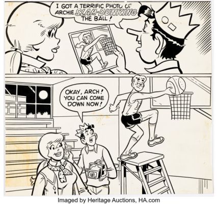 Stan Goldberg Everything’s Archie #82 Cover Illustration Original Art (Archie, 1980). | Heritage