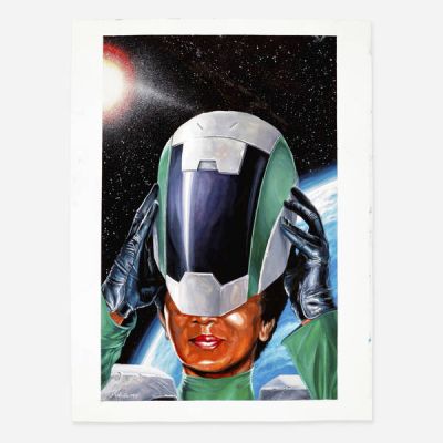 J.K. Woodward | Lot 285 - Star Trek: The Motion Picture: Echoes #3 Variant Cover Original Art (IDW, 2023) | Landry Pop Auctions