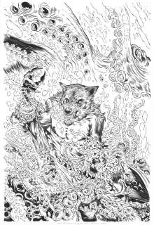 Troy Nixey - Neil Gaiman‘s ‘ONLY THE END OF THE WORLD AGAIN‘ Cover