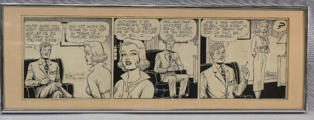 Lot 287 - MARTIN BRANNER FRAMED ORIGINAL COMIC ART | misc / divers