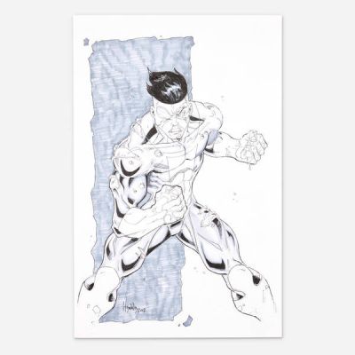 Scott Hanna | Invincible Pin-Up Original Art (2012) | Landry Pop Auctions