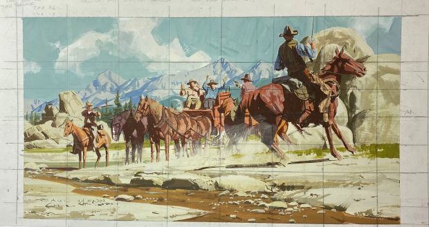 Paul Mann | Paul Mann Western Gallery Color Roughs 2004-2008 #35 | Galactic Gallery