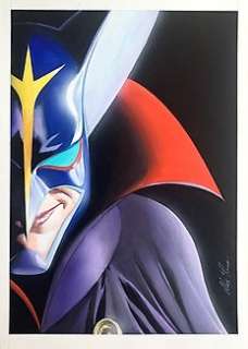 Zoltar - Original Mixed Media Art by Alex Ross - Battle of the planets - signed - CM 29 x 41 - Loose page | Catawiki