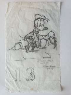 Original pencil artwork by American Disney artist Patrick Block. - Donald Going Skating - Original artwork - (2005) | Catawiki