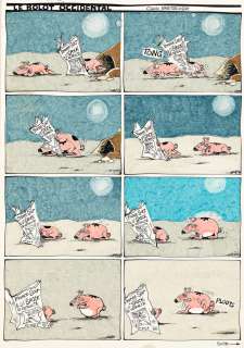 CLARE BRETÉCHER (1940-2020) "Le Bolot Occidental, No. 12," page 1. | Swann Galleries